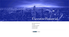 Desktop Screenshot of executivefinancial.com