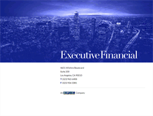 Tablet Screenshot of executivefinancial.com
